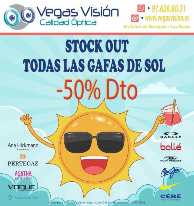 STOCK OUT! Todas las gafas de sol -50% Dto. - Boadilla del Monte - VEGAS  VISIÓN Calidad Óptica Descuentos y ofertas en InfoBoadilla.com