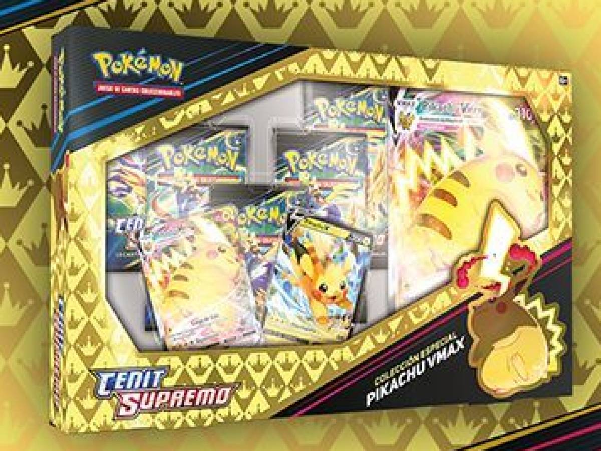 Caja Pokemon Pikachu VMAX Cenit Supremo - Boadilla del Monte - PUNTO Y GOMA  Boadilla Descuentos y ofertas en InfoBoadilla.com