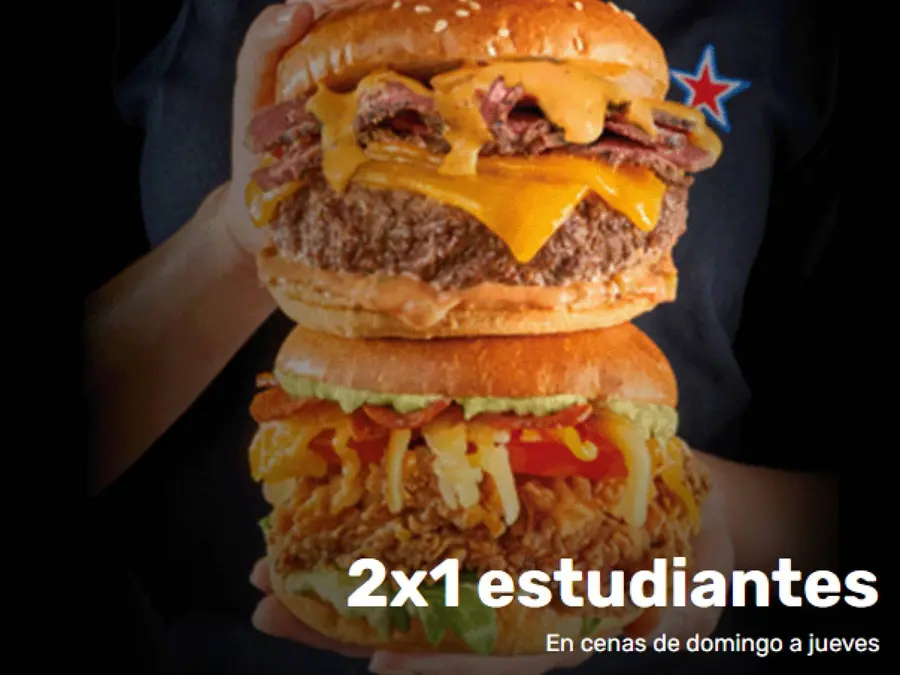 2x1 en Cenas para Estudiantes