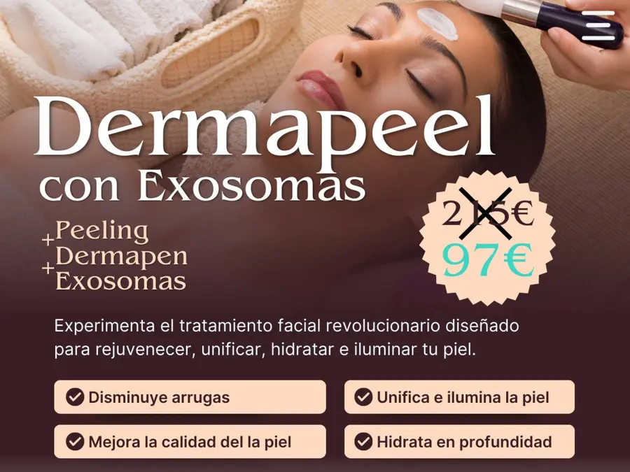 Dermapeel con exosomas por solo 97€