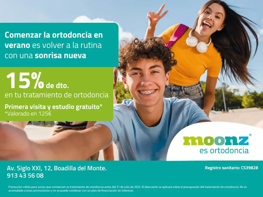 15% de descuento en tratamiento de ortodoncia