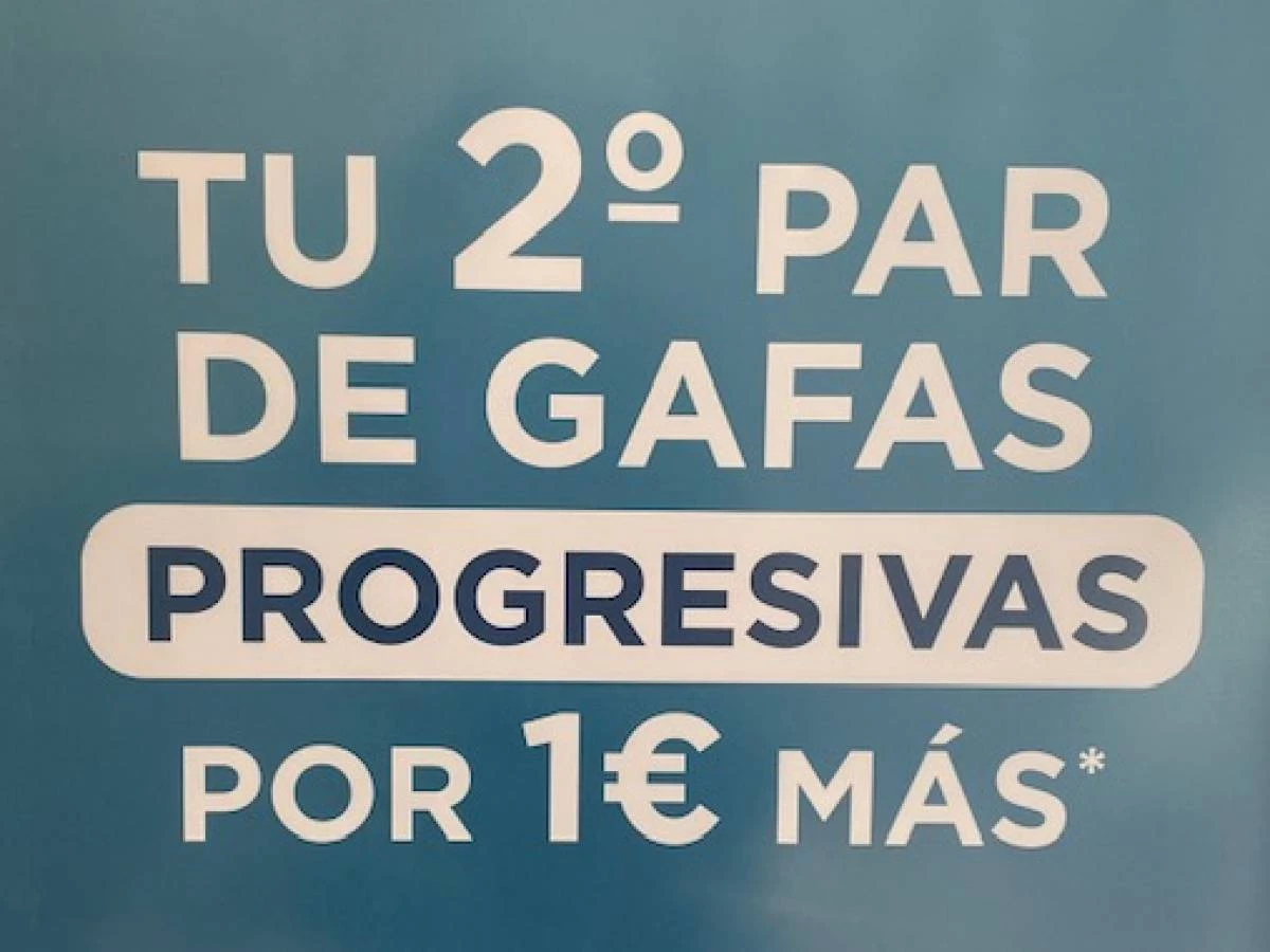 Tu 2 par de GAFAS PROGRESIVAS por 1 mas. Boadilla del Monte ALAIN AFFLELOU OPTICO Y AUDIOLOGO Descuentos y ofertas en InfoBoadilla