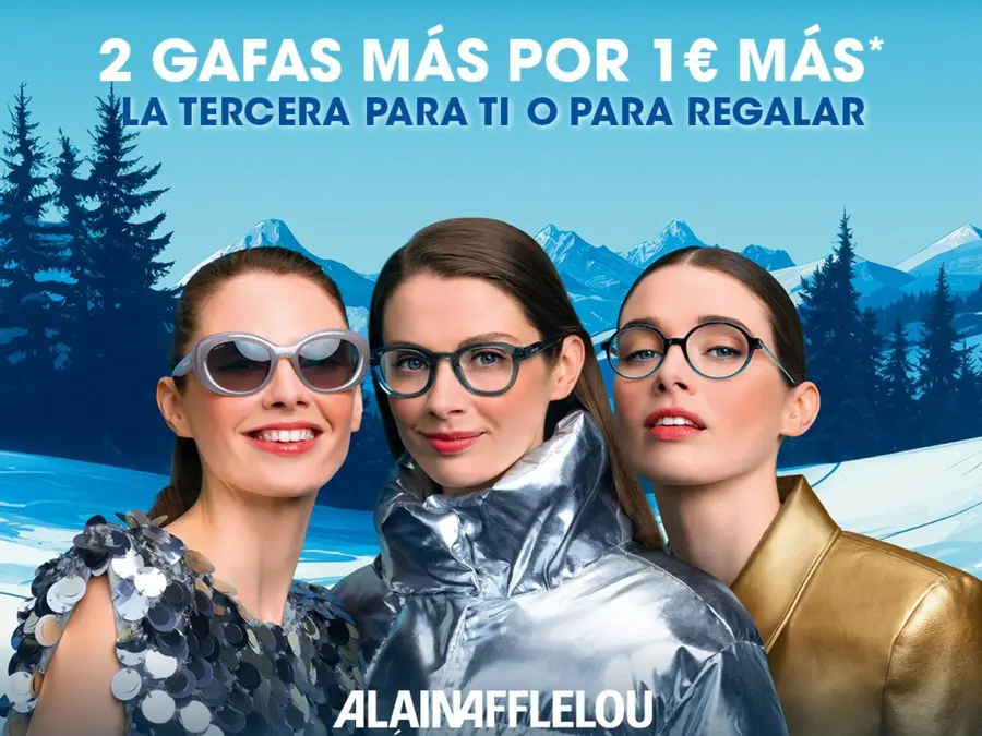 ¡ÚLTIMOS DÍAS! ¡2 GAFAS MÁS POR 1 € MÁS!