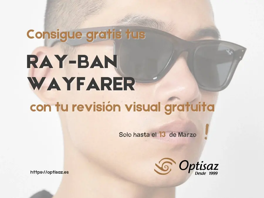Consigue gratis tus Ray-Ban Wayfarer con tu revisi