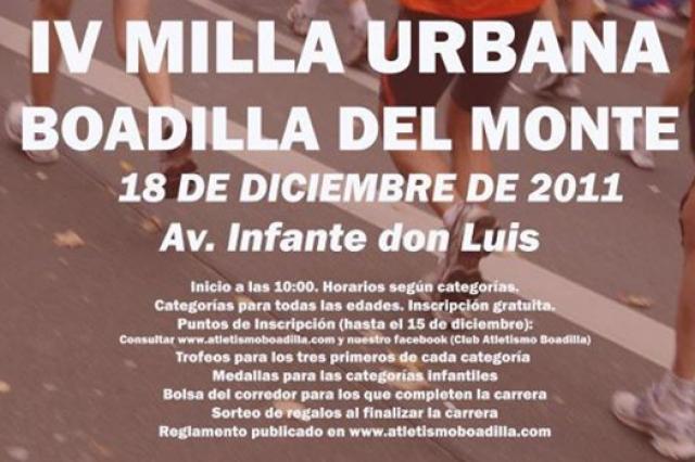 
                                                    El domingo se disputa la IV Milla Urbana de Boadilla del Monte