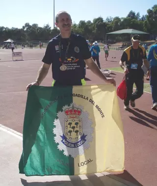 El representante de Boadilla en los Juegos Mundiales de Policias y Bomberos consigue medalla de plata
