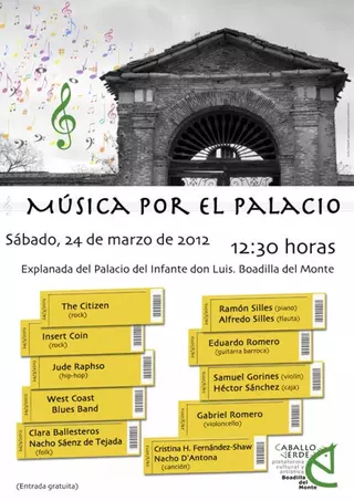 Caballo Verde organiza un concierto en homenaje al Palacio de Boadilla