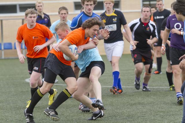Las selecciones de Ucrania y Holanda de Rugby entrenan en Boadilla