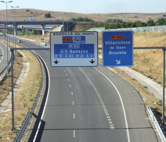 El alcalde de Boadilla pide al consejero de Transportes que se reconsidere el peaje en la carretera M-501