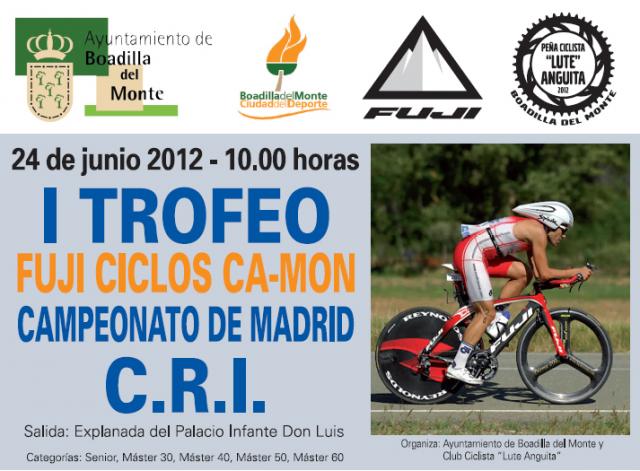Este domingo se celebra el I Trofeo Ciclista Fuji Ciclos Camon en Boadilla