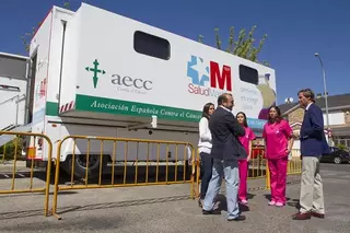 La unidad móvil para la detección del cáncer de mama visita Boadilla del Monte