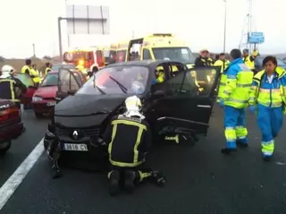 Fallece una mujer en un accidente múltiple en Majadahonda