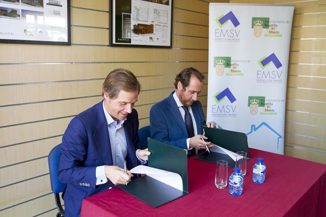 Firmado el contrato de obras para la construcción de la segunda biblioteca municipal en Boadilla