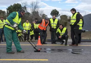 Empiezan las obras de mejora en la carretera M-511 frente a la Ciudad de la Imagen