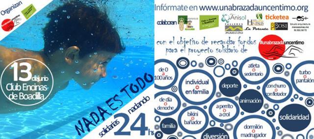 Boadilla nadará este fin de semana por un fin solidario