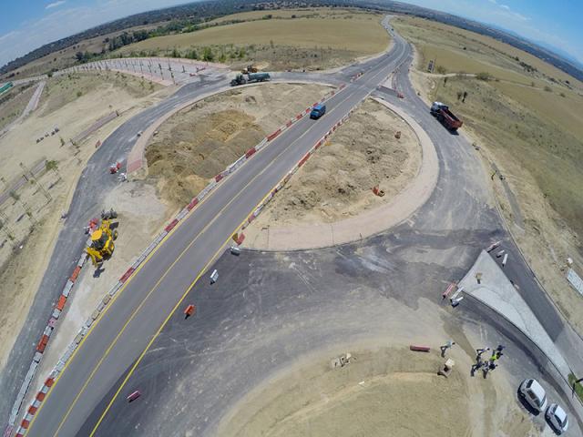 Avanzan las obras de la rotonda que conectará Parque Boadilla, Olivar de Mirabal y Las Lomas con los nuevos desarrollos