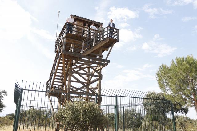 El retén forestal vigila y previene incendios en el monte de Boadilla de forma permanente