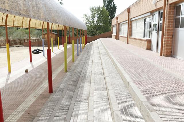 Obras de mejora y reparación en las instalaciones del colegio José Bergamín