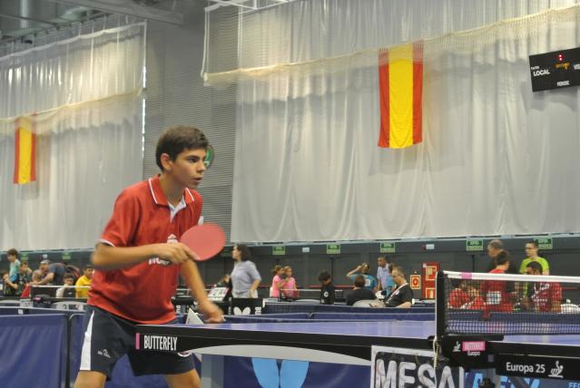 Boadilla hace historia debutando en primera división de tenis de mesa