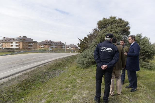 Una tercera pasarela sobre la M-513 conectará el pasillo verde de Viñas Viejas con la zona de Valenoso