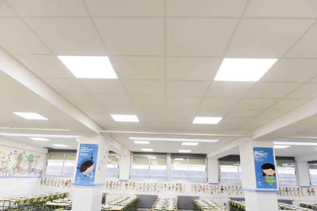 Cambio integral de las luminarias interiores de los CEIP José Bergamín y Príncipe Felipe de Boadilla