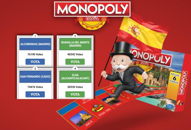 Boadilla pelea por tener su propia 'calle' en el Monopoly