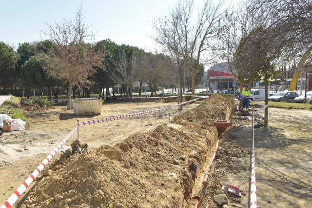 Comienzan las obras de remodelación integral en el parque de la carretera de Villaviciosa