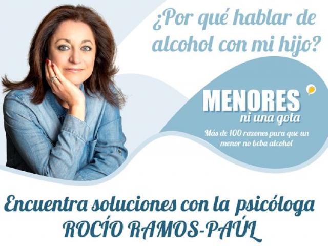 Abierto el plazo de inscripción para participar en el encuentro con Rocío Ramos-Paul, Supernanny, sobre consumo de alcohol en menores