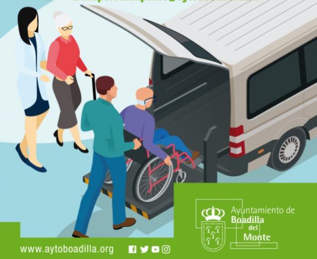 Nuevo servicio en Boadilla de transporte adaptado para mayores en situación de vulnerabilidad