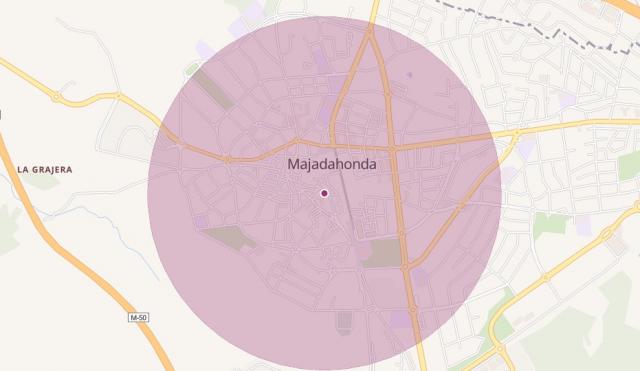 
                                                    ¿Cuánto es 1km desde mi casa? Un mapa dibuja el límite por el que podrás caminar con tus hijos