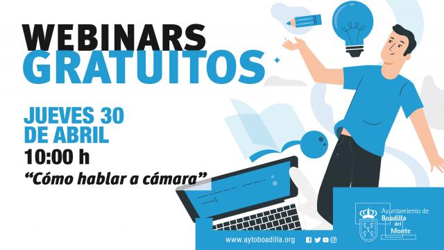 El Ayuntamiento organiza el webinar “Cómo hablar a cámara” dirigido a emprendedores y profesionales