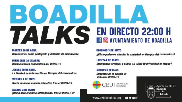 Expertos en distintas disciplinas analizarán en directo aspectos del Covid-19 en las redes sociales municipales