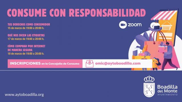 Conferencias en Boadilla sobre los derechos de los consumidores y el consumo responsable