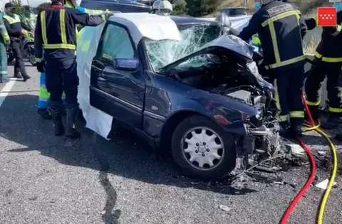 La guardia civil confirma que el anciano fallecido en el accidente de la M50 conducía en sentido contrario