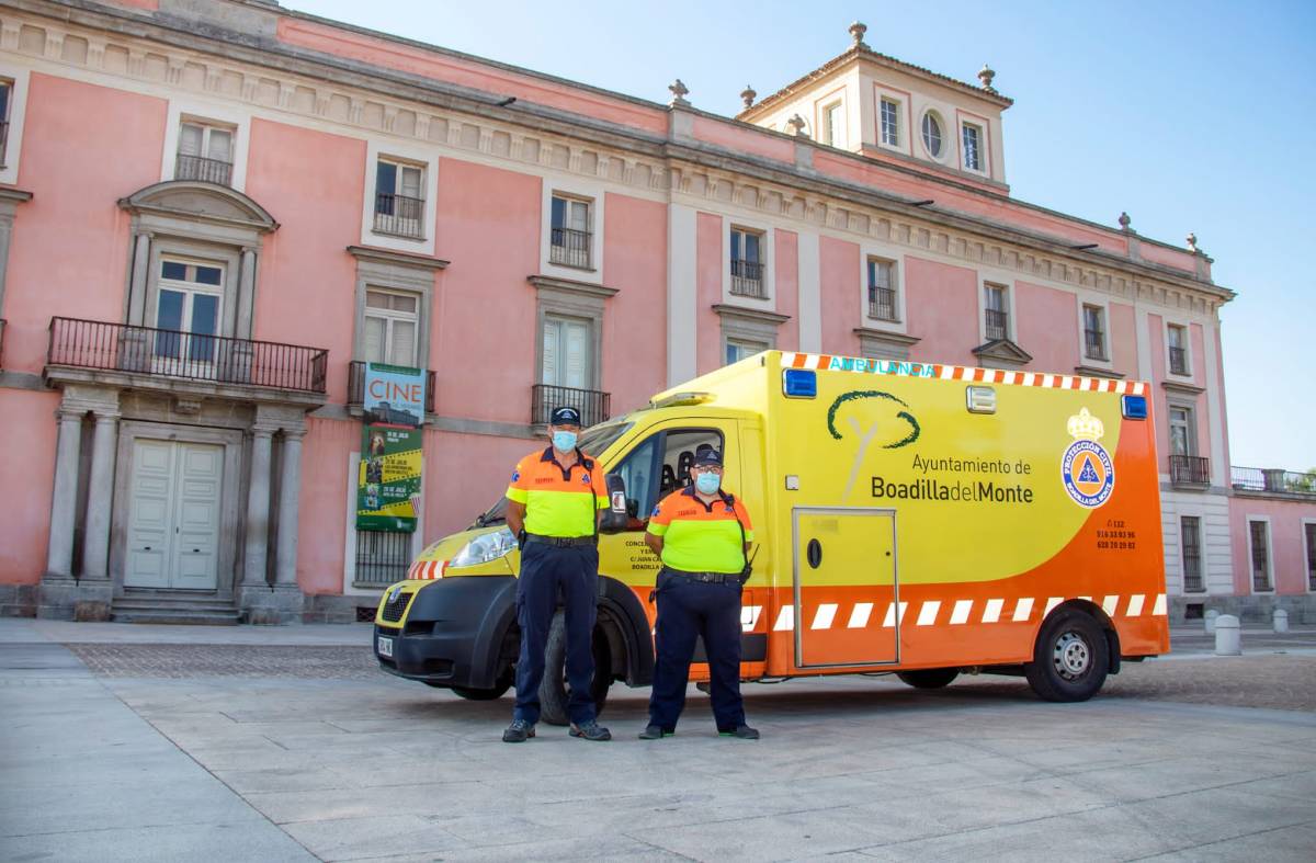 La ambulancia municipal de Boadilla alcanza un tiempo medio de respuesta de menos de cuatro minutos
