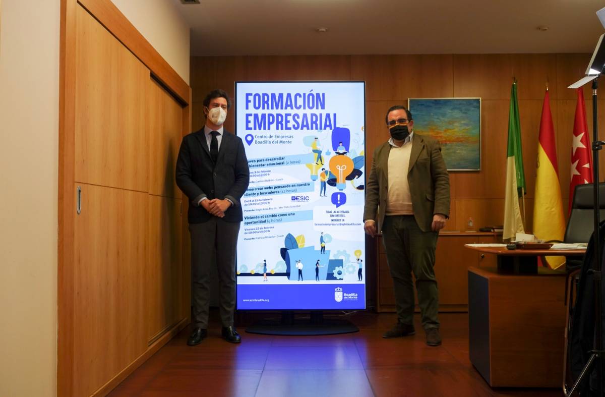 
                                                    El Ayuntamiento de Boadilla ofrece un nuevo ciclo de formación gratuita a autónomos y emprendedores