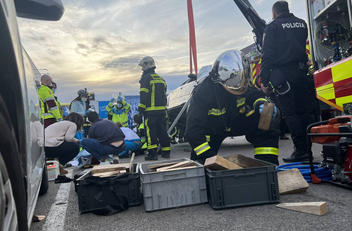 Un vehículo sin conductor arrolla a una mujer en Majadahonda