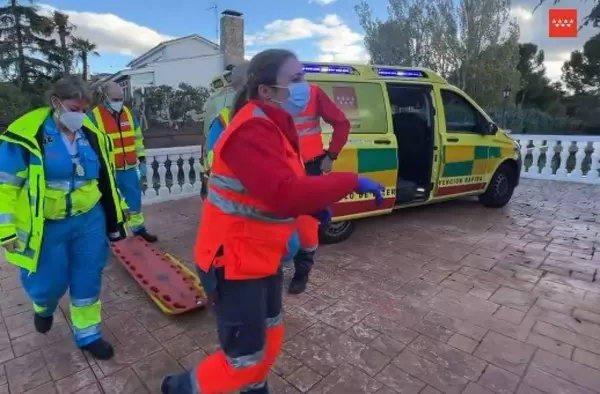 Un accidente laboral en Boadilla deja en estado grave a un hombre de 45 años