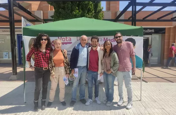 IU, Podemos, Alianza Verde y Otra Boadilla arrancan su campaña electoral volcada en la calle