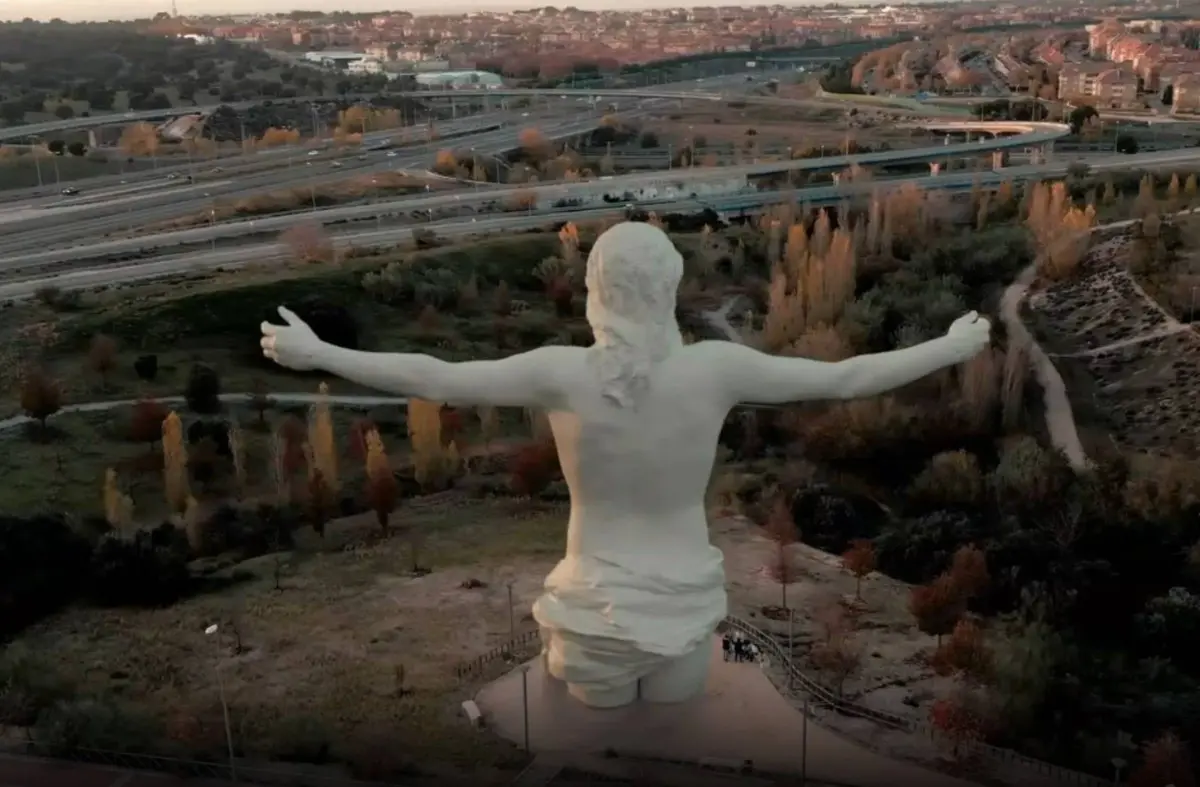 Vídeo: El Cristo más grande del mundo estará en Boadilla y los visitantes podrán recorrer su interior