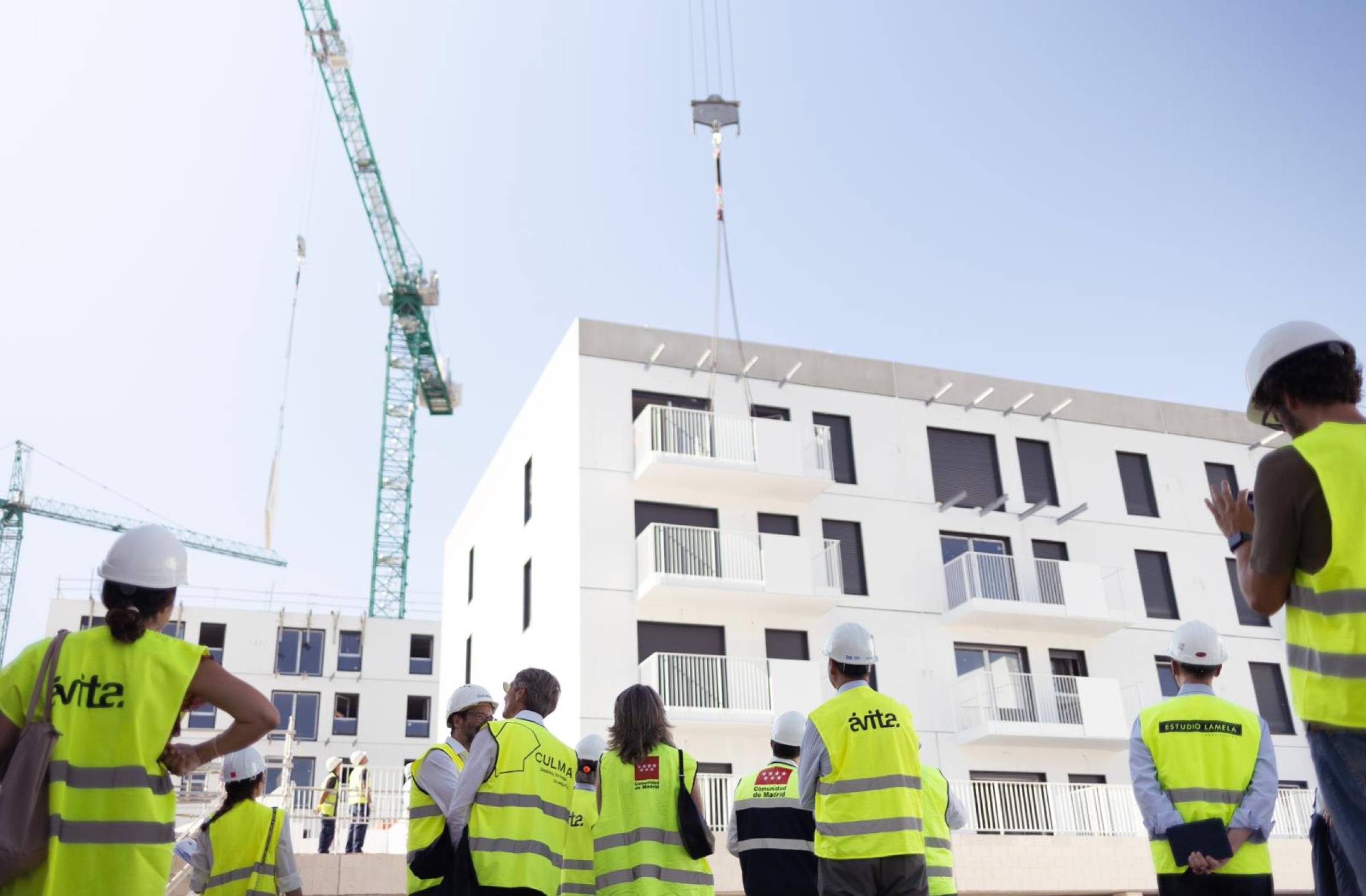 Avanza la construcción en Boadilla de las 524 viviendas de alquiler asequible en Valenoso
