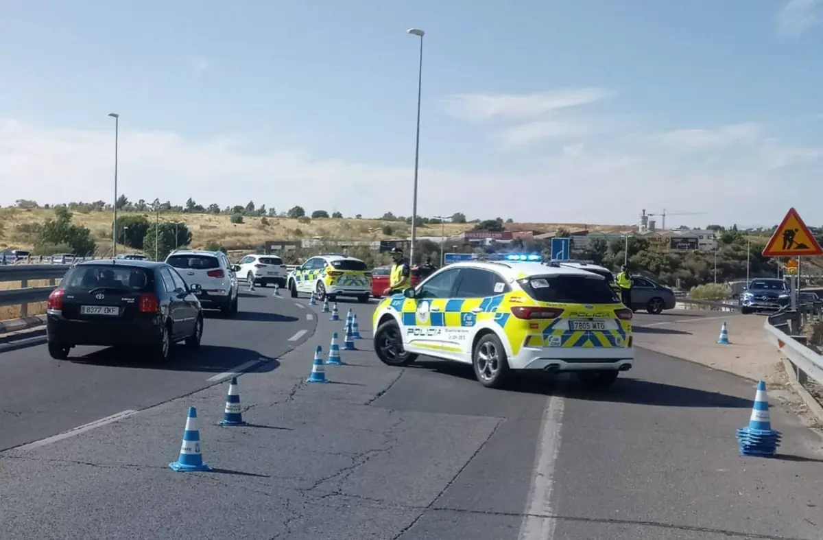 Un accidente obliga a cortar el túnel de la M-50 a su paso por Boadilla y genera más de 2 horas de atasco