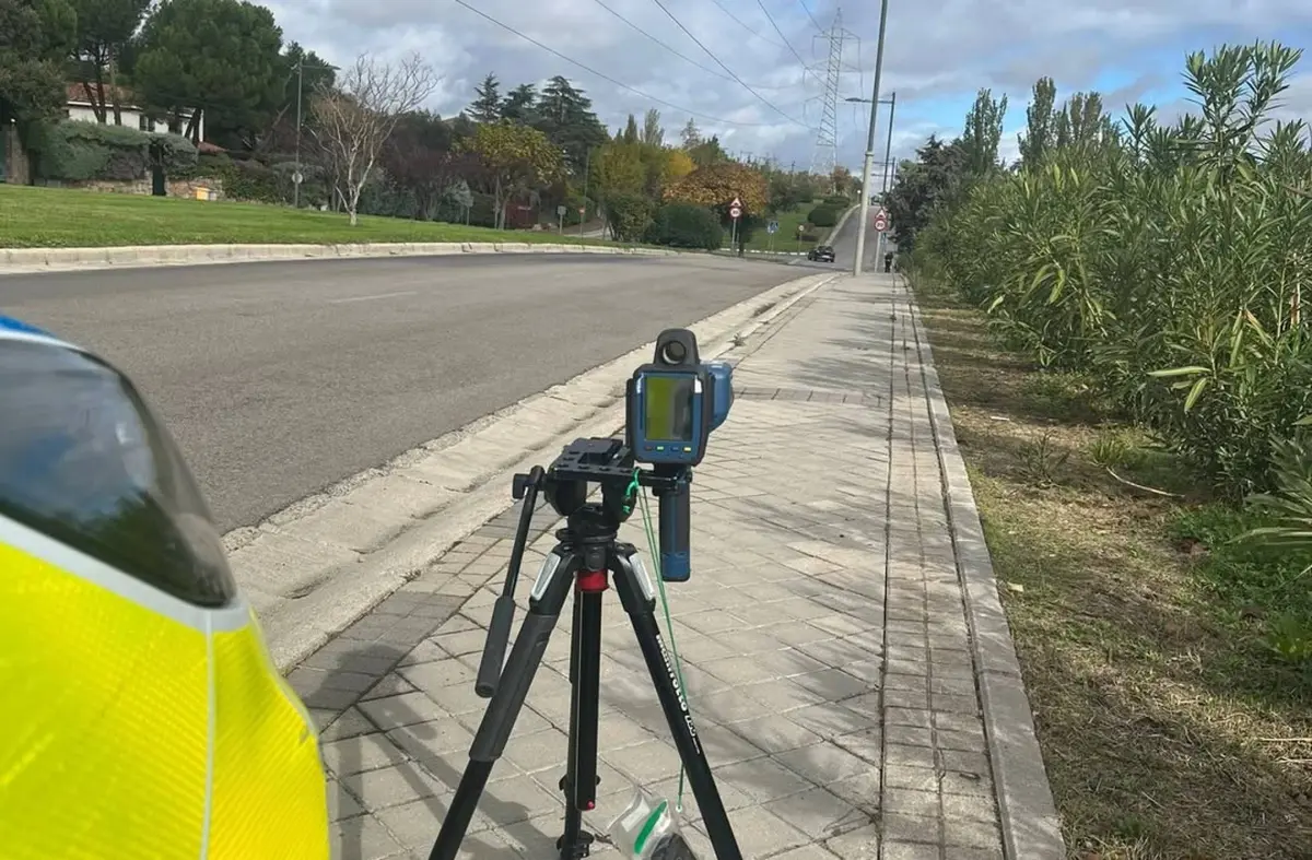 Campaña de control de velocidad con radares móviles en Boadilla