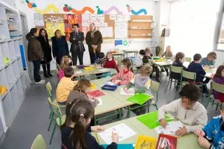 El Alcalde felicita al colegio Federico García Lorca que será bilingüe el próximo curso