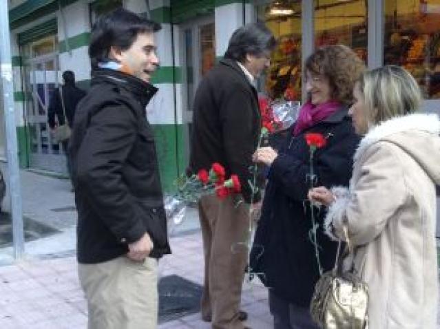 El PSOE de Boadilla celebra el día Internacional de la Mujer.