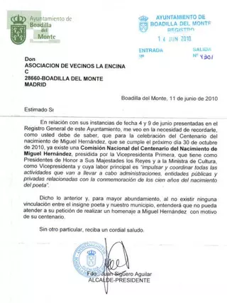 El Ayuntamiento niega, una vez más, un espacio a las Asociaciones de Boadilla