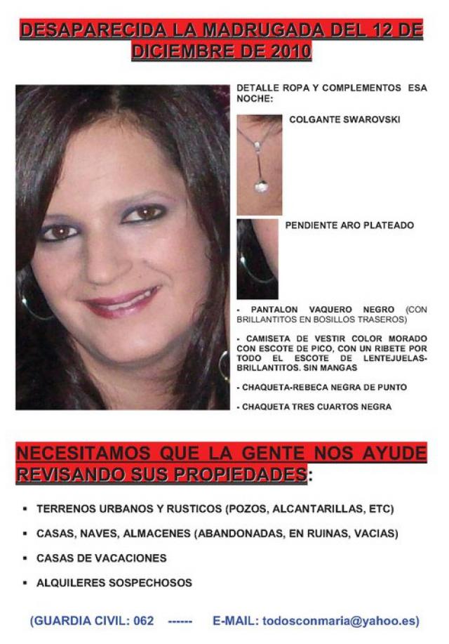 
                                                    Este domingo, nueva batida para encontrar a María