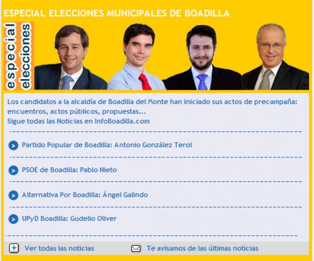 Especial Elecciones Municipales en InfoBoadilla.com