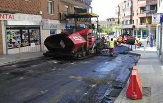 Obras de mantenimiento en las calles del casco histórico

