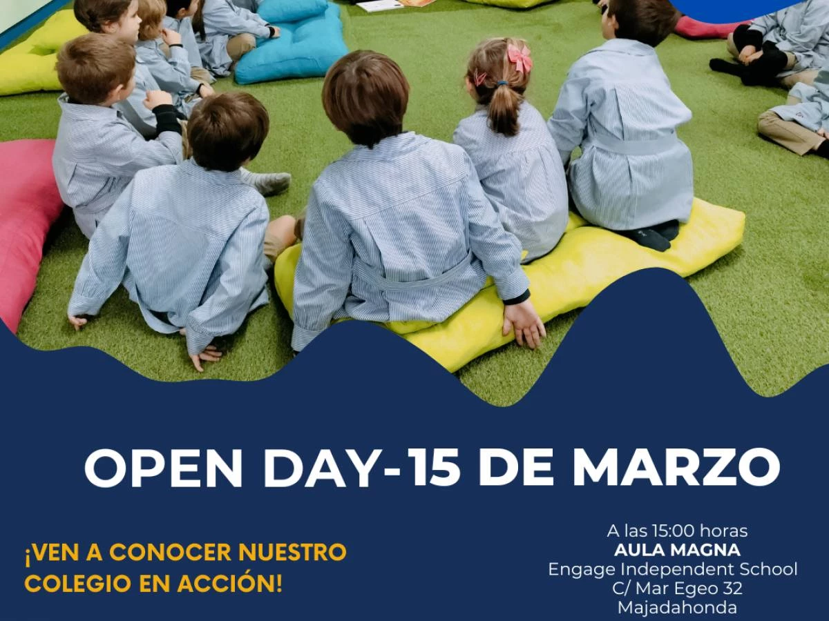 Jornada de Puertas Abiertas: ¡Ven a conocer el colegio Engage de Majadahonda y gana una semana de Campamento de Verano!